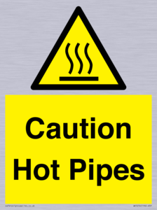 Caution Hot Pipes